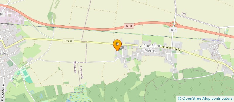 localisation de l'entreprise MONSIEUR MICKAEL BEUVE  LE FAY-SAINT-QUENTIN