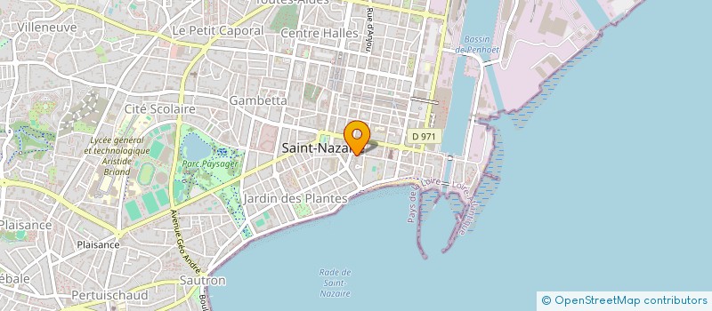 localisation de l'entreprise MONSIEUR MICKAEL BEVEN  SAINT-NAZAIRE