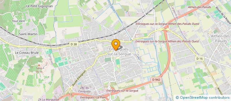 localisation de l'entreprise MONSIEUR MICKAEL BEY  ENTRAIGUES-SUR-LA-SORGUE