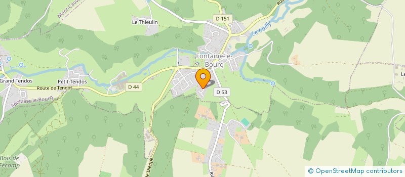 localisation de l'entreprise MONSIEUR MICKAEL BIDAUX  FONTAINE-LE-BOURG