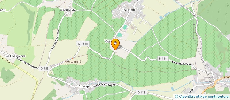 localisation de l'entreprise MONSIEUR MICKAEL BILLEBAULT  VERDIGNY