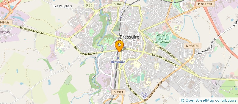 localisation de l'entreprise MONSIEUR MICKAEL BILLY  BRESSUIRE