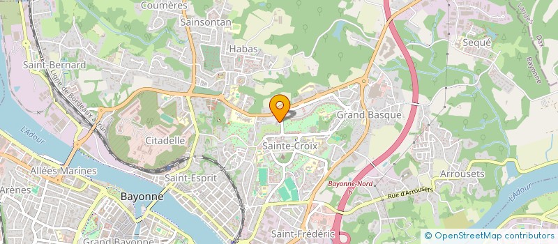 localisation de l'entreprise MONSIEUR MICKAEL BINET à BAYONNE