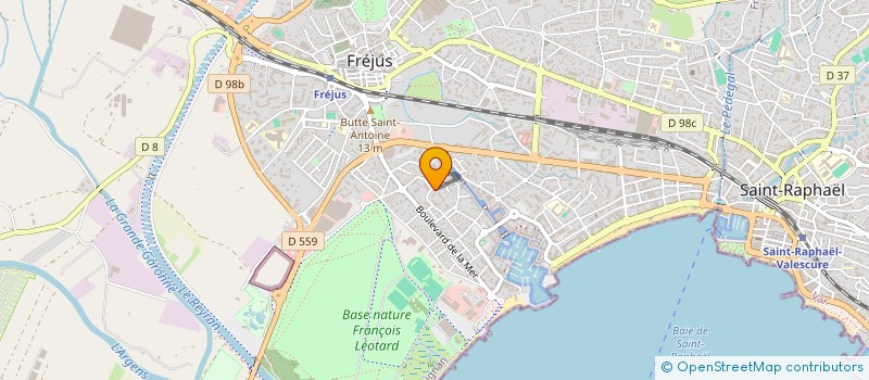 localisation de l'entreprise MONSIEUR MICKAEL BINET à FREJUS