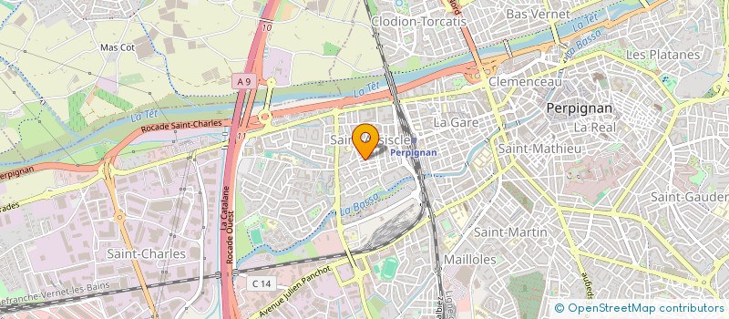 localisation de l'entreprise MONSIEUR MICKAEL BISSOLOTTI  PERPIGNAN