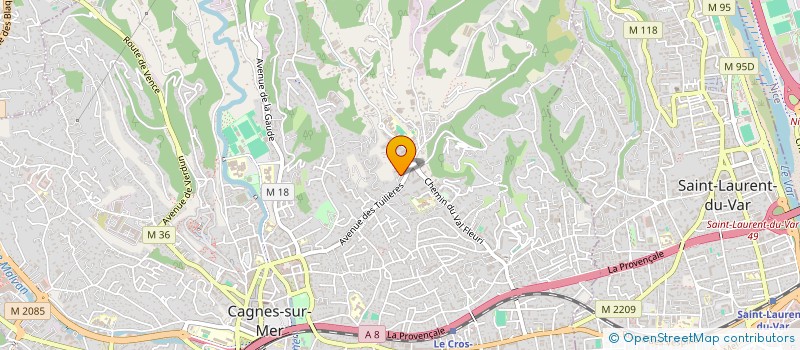 localisation de l'entreprise MONSIEUR MICKAEL BITOUN à CAGNES-SUR-MER
