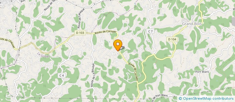 localisation de l'entreprise MONSIEUR MICKAEL BIVOUAC  LE GOSIER