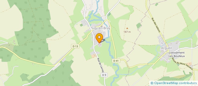 localisation de l'entreprise MONSIEUR MICKAEL BLAINVILLE  SIGY-EN-BRAY