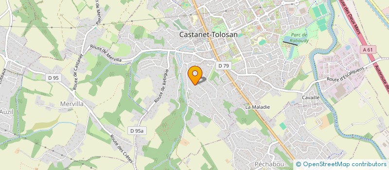 localisation de l'entreprise MONSIEUR MICKAEL BLANCHARD à CASTANET-TOLOSAN