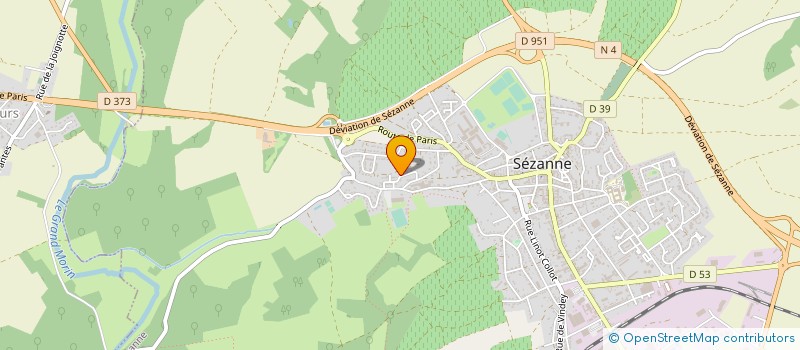 localisation de l'entreprise MONSIEUR MICKAEL BLAQUE  SEZANNE