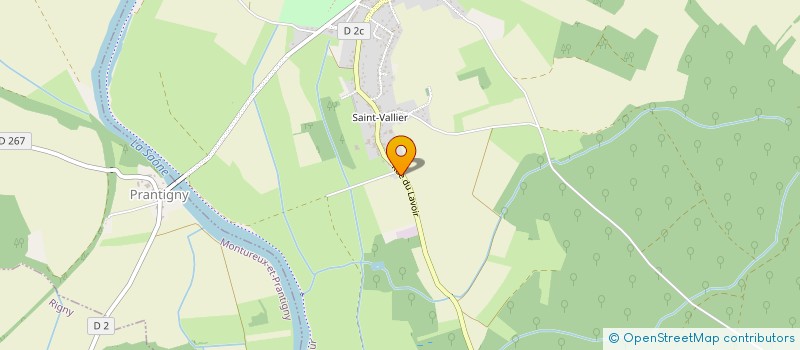 localisation de l'entreprise MONSIEUR MICKAEL BLAT  BEAUJEU-SAINT-VALLIER-PIERREJUX-ET-QUITTEUR