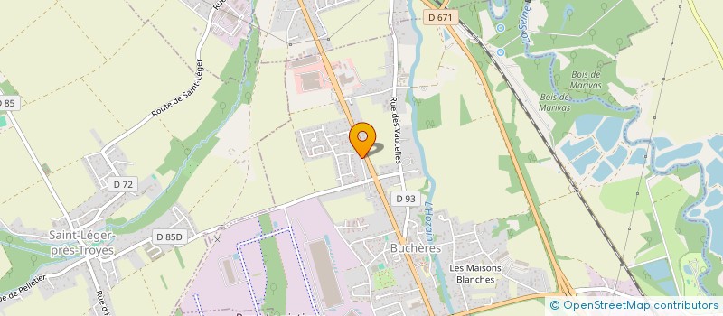 localisation de l'entreprise MONSIEUR MICKAEL BLONDELOT  BUCHERES