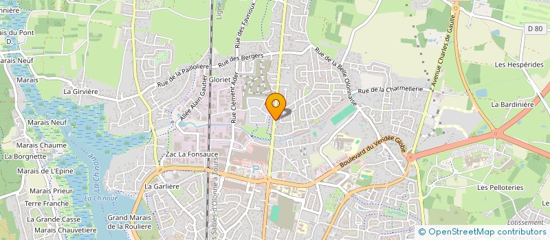 localisation de l'entreprise MONSIEUR MICKAEL BOBE à LES SABLES D'OLONNE