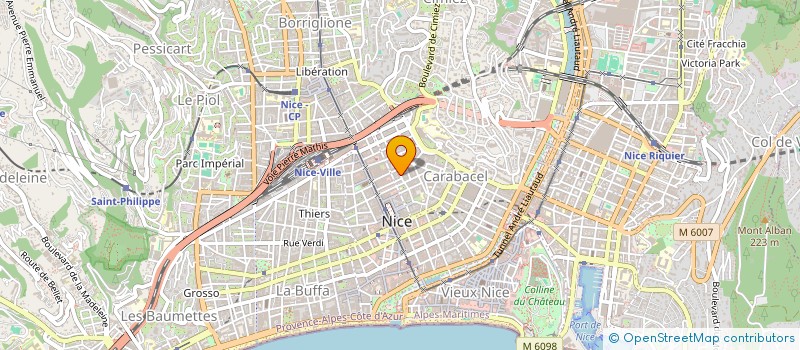 localisation de l'entreprise MONSIEUR MICKAEL BOCCARDO  NICE