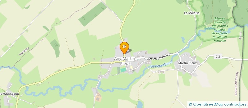 localisation de l'entreprise MONSIEUR MICKAEL BOGE  ANY-MARTIN-RIEUX