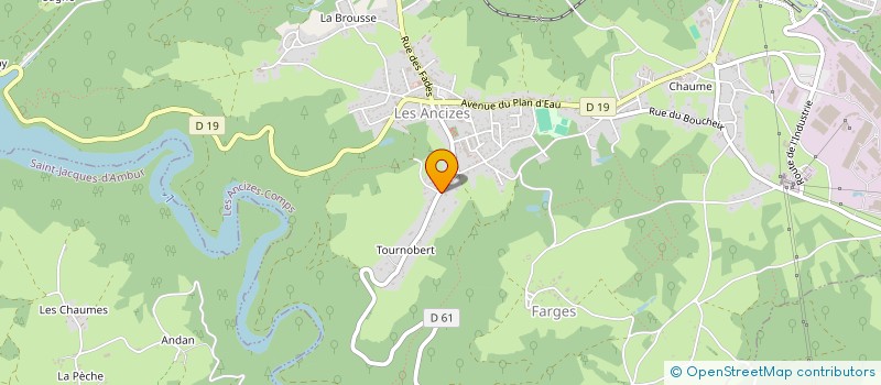 localisation de l'entreprise MONSIEUR MICKAEL BOILON  LES ANCIZES-COMPS