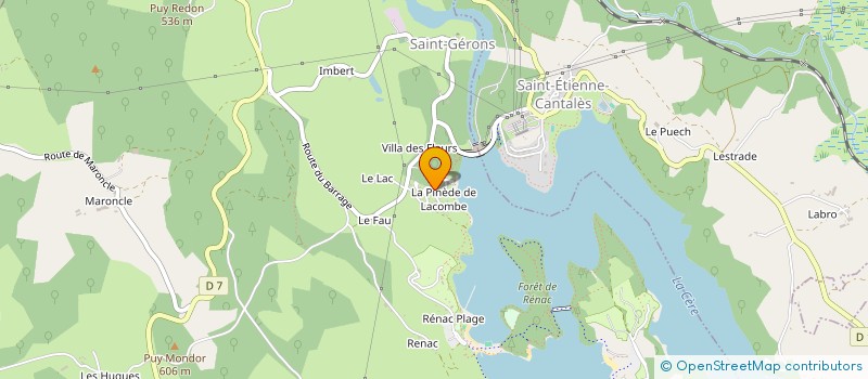 localisation de l'entreprise MONSIEUR MICKAEL BOISSIERE à SAINT-GERONS