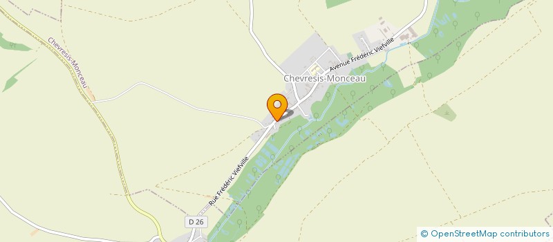 localisation de l'entreprise MONSIEUR MICKAEL BOITELET  CHEVRESIS-MONCEAU