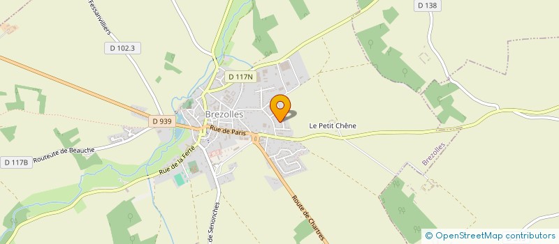 localisation de l'entreprise MONSIEUR MICKAEL BONAVENTURE à BREZOLLES