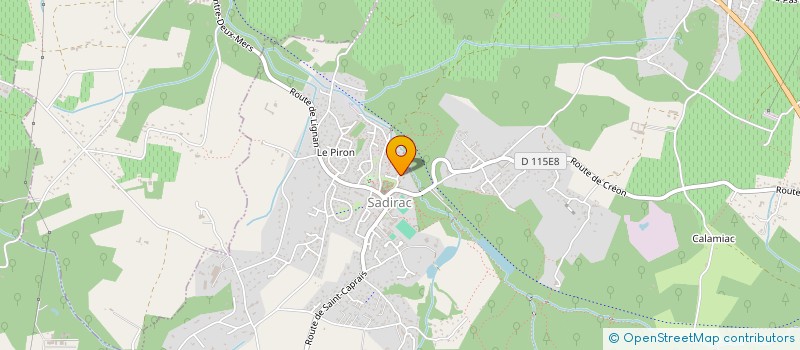 localisation de l'entreprise MONSIEUR MICKAEL BONNERON  SADIRAC