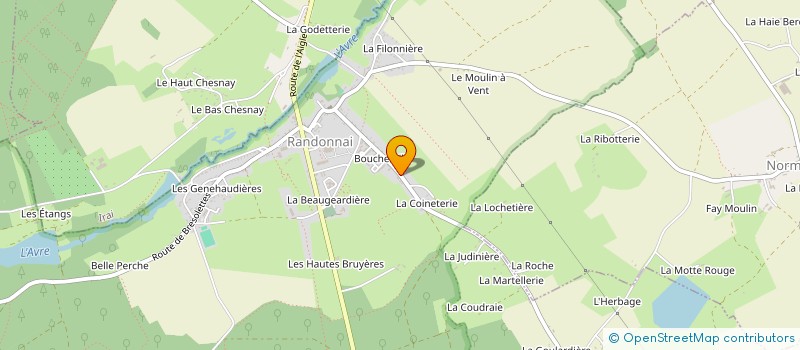 localisation de l'entreprise MONSIEUR MICKAEL BONNEVILLE à TOUROUVRE AU PERCHE