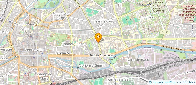localisation de l'entreprise MONSIEUR MICKAEL BONTE à RENNES
