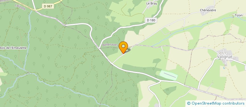 localisation de l'entreprise MONSIEUR MICKAEL BONTEMPS  VEAUCE