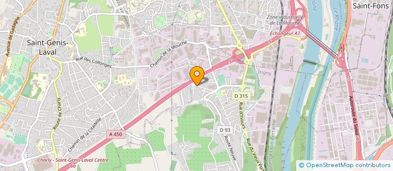 localisation de l'entreprise MONSIEUR MICKAEL BONY  IRIGNY