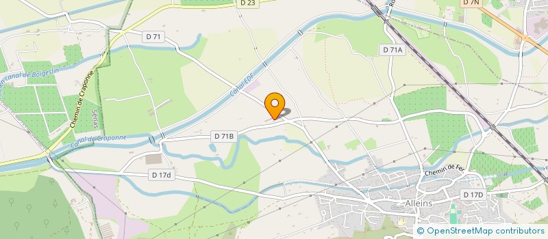 localisation de l'entreprise MONSIEUR MICKAEL BORDET  ALLEINS