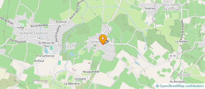 localisation de l'entreprise MONSIEUR MICKAEL BORNAZEAU  VAL DE VIRVEE