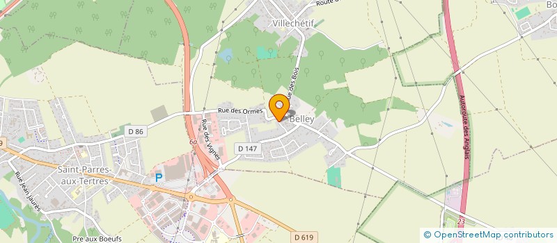 localisation de l'entreprise MONSIEUR MICKAEL BORRES  VILLECHETIF