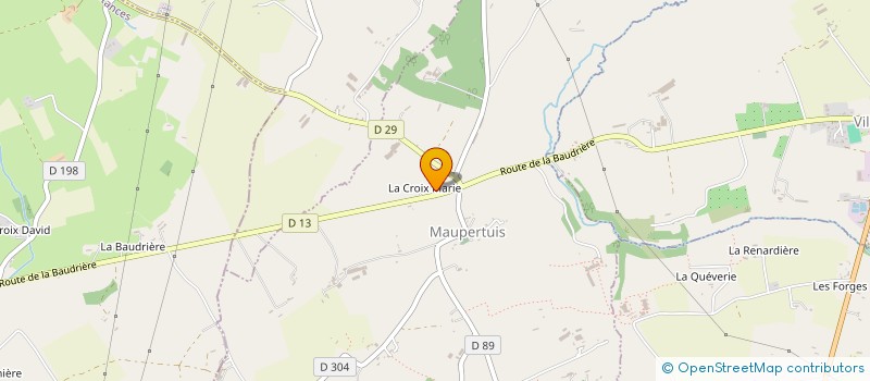 localisation de l'entreprise MONSIEUR MICKAEL BOSCHER  MAUPERTUIS