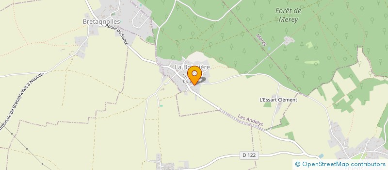 localisation de l'entreprise MONSIEUR MICKAEL BOUARD  LA BOISSIERE