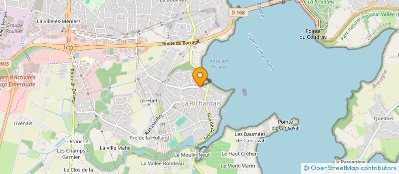localisation de l'entreprise MONSIEUR MICKAEL BOUBAYA à LA RICHARDAIS