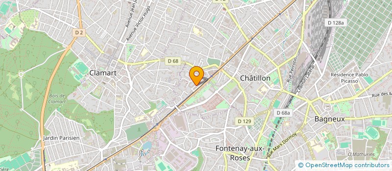 localisation de l'entreprise MONSIEUR MICKAEL BOUCHER à CHATILLON