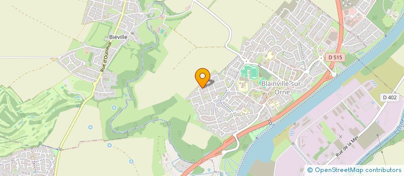 localisation de l'entreprise MONSIEUR MICKAEL BOUCHERON  BLAINVILLE-SUR-ORNE