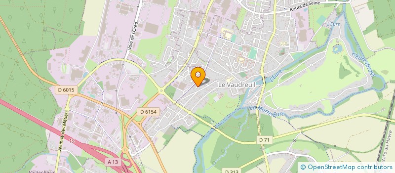 localisation de l'entreprise MONSIEUR MICKAEL BOUDARD  LE VAUDREUIL