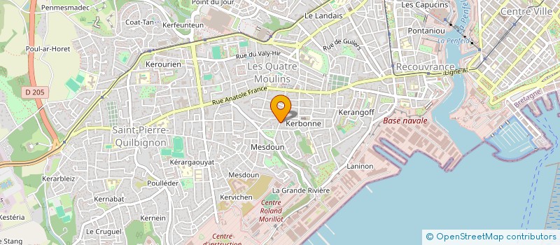 localisation de l'entreprise MONSIEUR MICKAEL BOULANT à BREST
