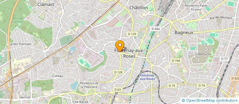 localisation de l'entreprise MONSIEUR MICKAEL BOULARIAH à FONTENAY-AUX-ROSES