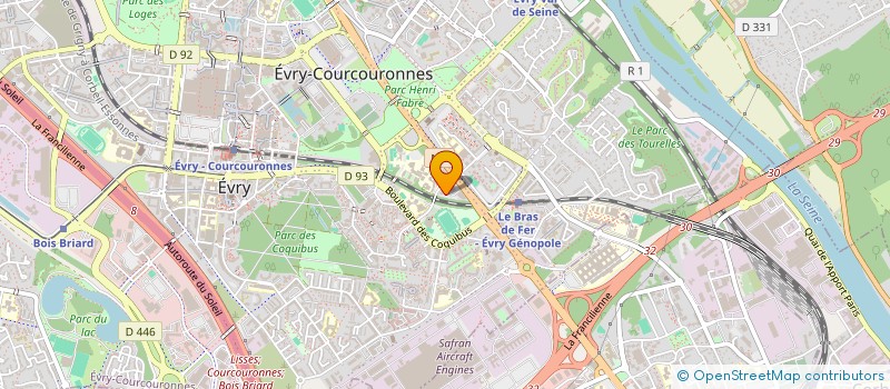 localisation de l'entreprise MONSIEUR MICKAEL BOULAT  EVRY-COURCOURONNES