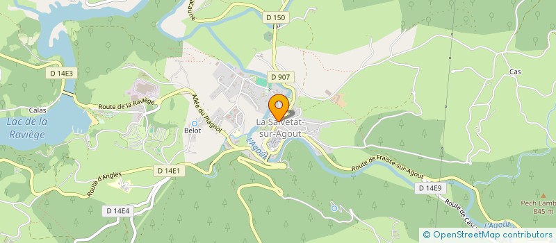 localisation de l'entreprise MONSIEUR MICKAEL BOULAY à LA SALVETAT-SUR-AGOUT