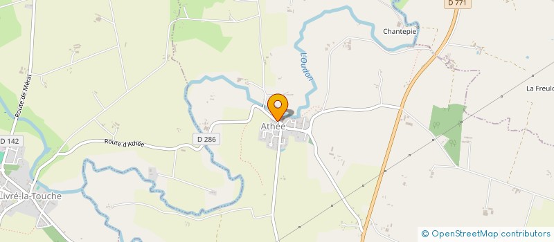 localisation de l'entreprise MONSIEUR MICKAEL BOUQUET  ATHEE