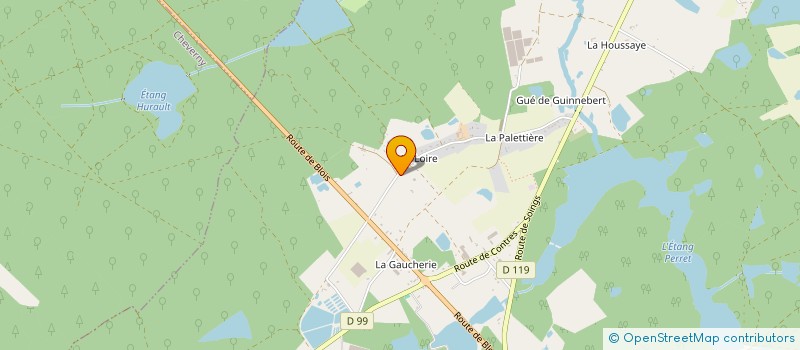 localisation de l'entreprise MONSIEUR MICKAEL BOURDIN  FONTAINES-EN-SOLOGNE