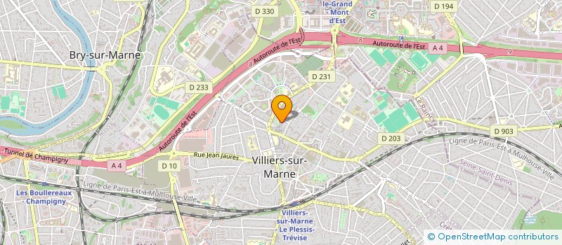 localisation de l'entreprise MONSIEUR MICKAEL BOURSEAU à VILLIERS-SUR-MARNE