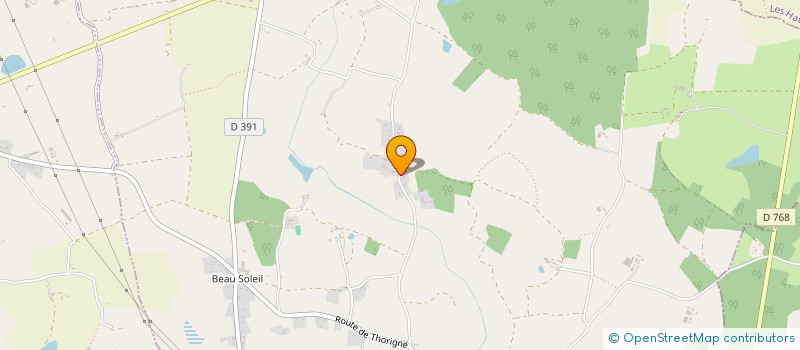 localisation de l'entreprise MONSIEUR MICKAEL BOUTEILLER  SCEAUX D'ANJOU