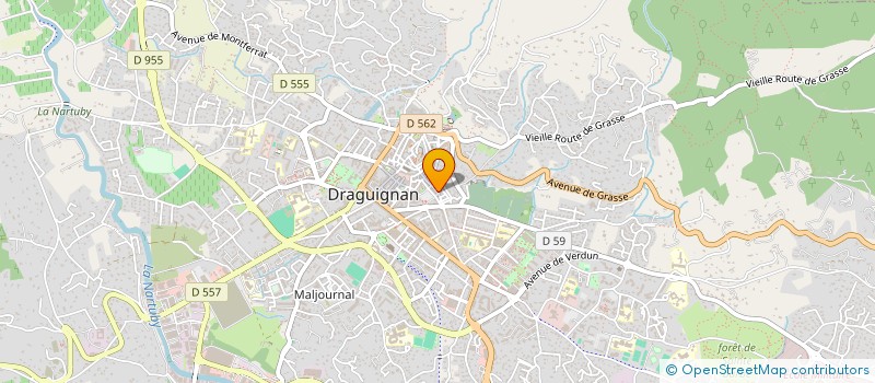 localisation de l'entreprise MONSIEUR MICKAEL BOUTEL  DRAGUIGNAN