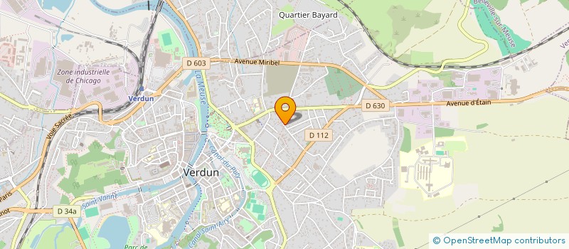 localisation de l'entreprise MONSIEUR MICKAEL BRANCHET à VERDUN
