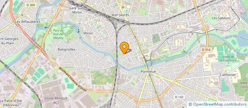 localisation de l'entreprise MONSIEUR MICKAEL BRAULT  LE MANS