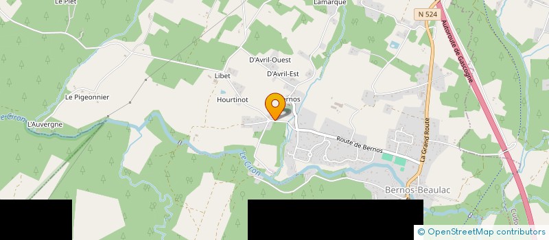 localisation de l'entreprise MONSIEUR MICKAEL BRAZIER  CUDOS