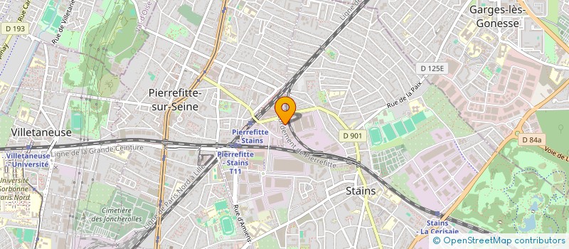 localisation de l'entreprise MONSIEUR MICKAEL BRELEUR à STAINS